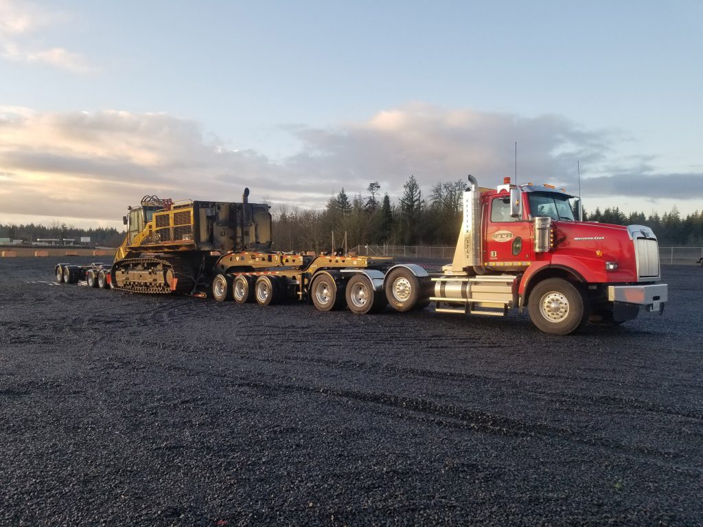 STR Alaska logistics transport truck