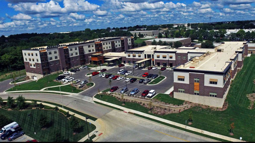 silvercrest building aerial view