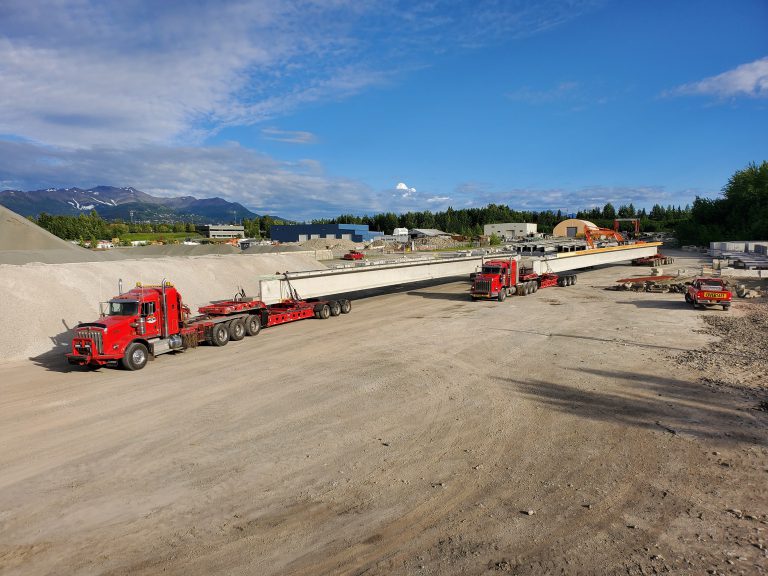 STR Alaska logistics transport truck