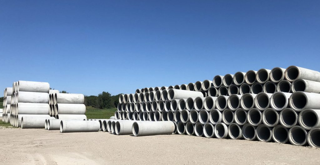 precast concrete pipes